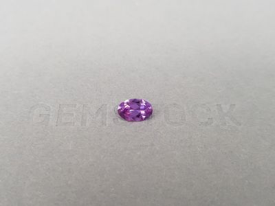 Vivid violet unheated sapphire 1.10 ct from Madagascar photo
