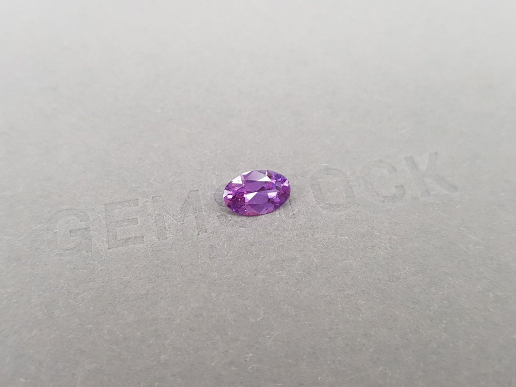 Vivid violet unheated sapphire 1.10 ct from Madagascar Image №2