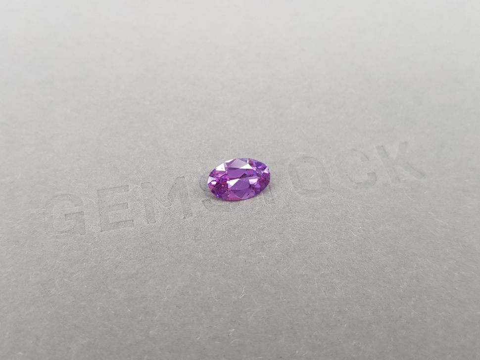 Vivid violet unheated sapphire 1.10 ct from Madagascar Image №2