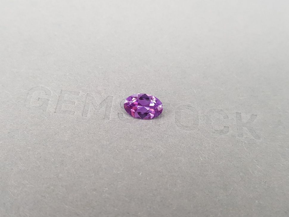 Vivid violet unheated sapphire 1.10 ct from Madagascar Image №3