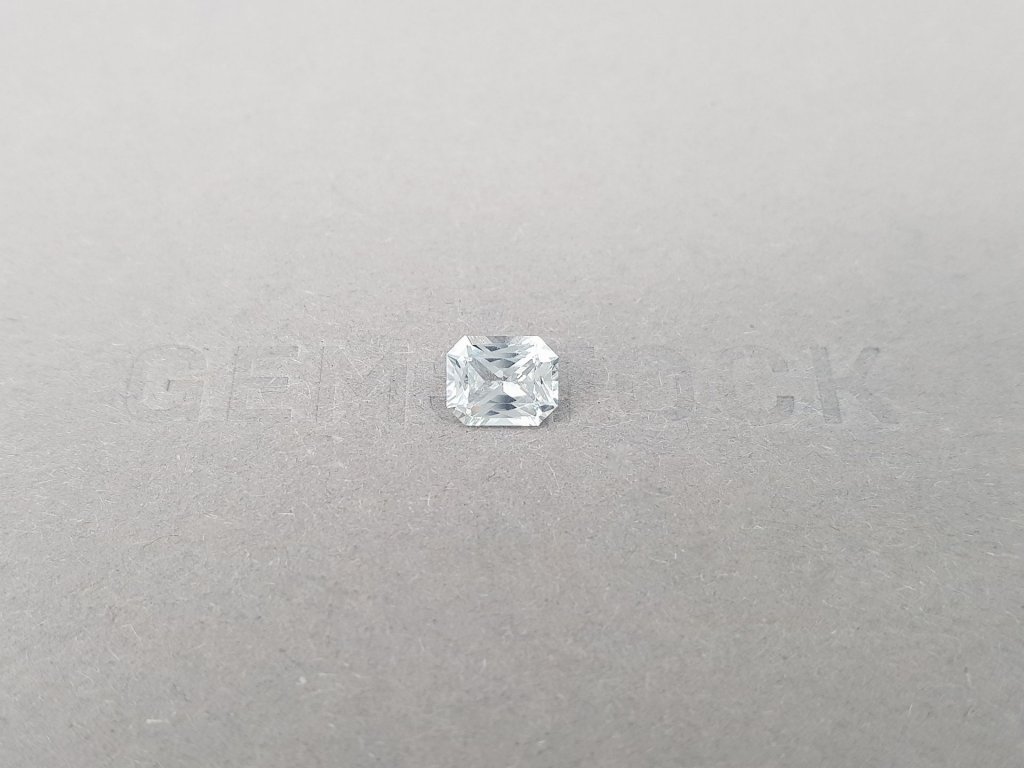 White sapphire 1.34 ct in radiant cut, Sri Lanka Image №1