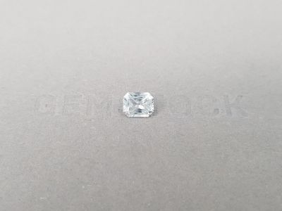 White sapphire 1.34 ct in radiant cut, Sri Lanka photo