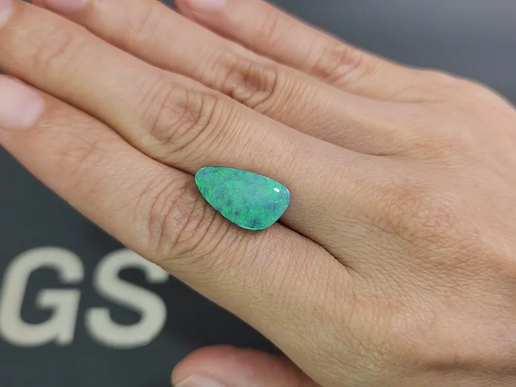 Doublet opal cabochon cut 4,14 carats, Australien Image №2