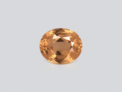 Hessonite garnet oval cut, 3.26 carats, Africa photo