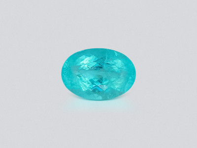 Neon blue tourmaline Paraiba oval cut 11.74 carats, Africa photo
